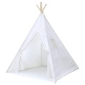 Tienda de tipi de lona de algodón portátil para niños pequeños