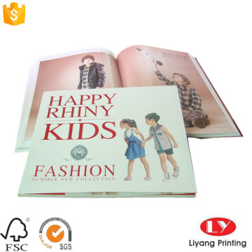 Children fashion magazine catalog brochure printing