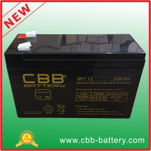 Cbb 12V 7ah Lead Acid AGM Battery for UPS, Scooter