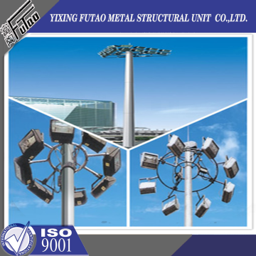 OEM High Mast Solar Street Light With Double Arm Pole