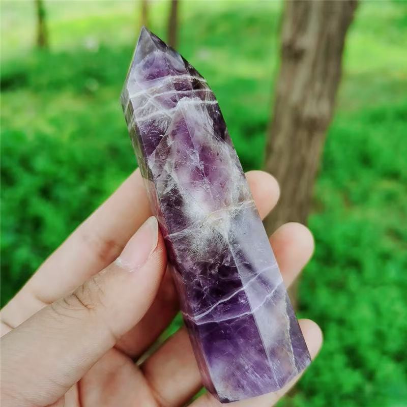 Natural Dreamy Amethyst Point Tower Natural Dreamy Amethyst Point Tower