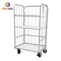 Coasting Warehouse Transport Cage Stock Cart