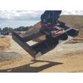 mini excavator grading beam