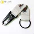 silkscreen printing short keychain with climbing buckle