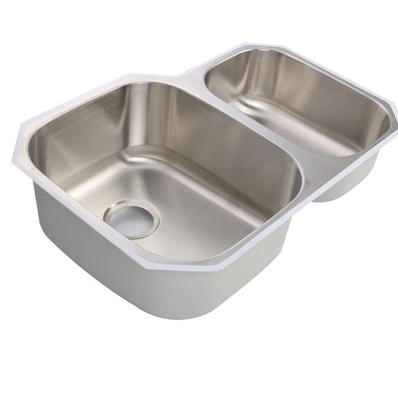 1.2mm double bowl stainless steel 304 sink 9653AL