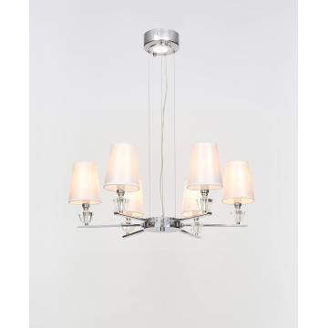 Lustre de luxo para sala de estar com decoração em estilo americano