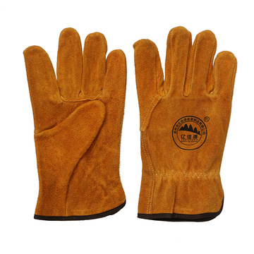 Gants de conduite de protection de protection de sécurité en cuir Split