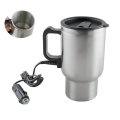 Auto-Verwendung 12V Heizung Tasse 450ml Edelstahl Kaffeetasse