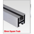 20mm carré rail pour rideau