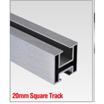 Trilha quadrada 20mm para cortina