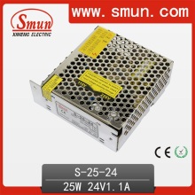 25W 24V 1A AC/DC Power Supply with Ce RoHS Approved