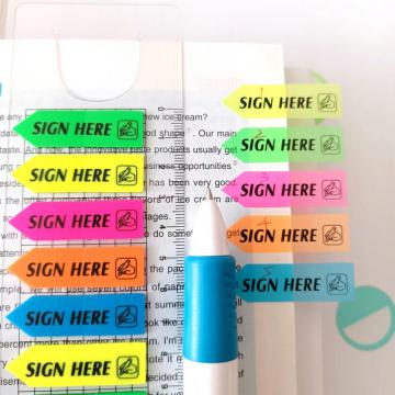 custom logo pet sticky notes set