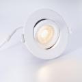 Downlight LED empotrado cardán regulable de 4 pulgadas