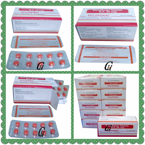 Analgesic Diclofenac Tablets