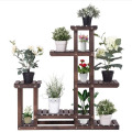 Wood Multi Tiers Shelves Plant Flower Pot Rack