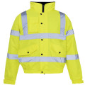 Orange safety work wear reflective parka