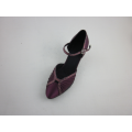 Girls purple ballroom shoes