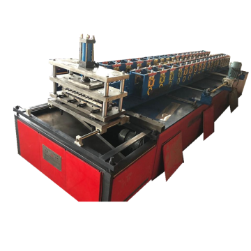 Color steel sheet single plate roll forming machine