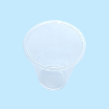 Tasse transparente en plastique pour boire (HL-022)