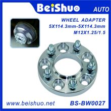 Adaptateur de roue Spacer Wheel Spray 5X114.3mm avec boulons et écrous