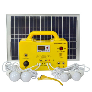 20W Solar Home Llighting System mit LED Lampe