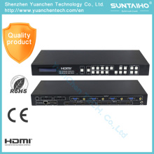 4k 4 X4 Mixed Inputs Seamless HDMI Matrix Switcher with IR