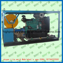 Diesel Drain Pipe Washer High Pressure Water Jet Sewer Cleaning Machine