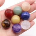 Boules de chakra Jasper de 20 mm Kiwi pour soulagement du stress Méditation Équilibrer la décoration de la maison