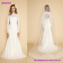 Women White Wedding Bridal Gown Dress Beaded OEM