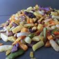 Healthy snack food vacuum fried vegetables