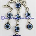 Evil Eye with Lucky dolphin Amulet or Hanging Decoration Ornament