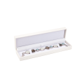 White Leather Box Jewelry Gift Boxes