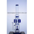 Factory Wholesale New Design Glass Water Pipe Smoking Pipe with Gears Perc