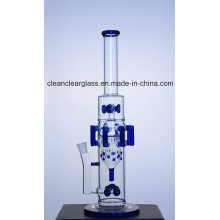 Factory Wholesale New Design Glass Water Pipe Smoking Pipe with Gears Perc