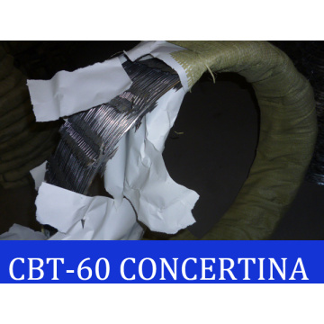 Cbt60 Concertina Razor Barbed Wire / Razor Barbed Wire