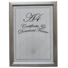 Silver Fashion A4 Size Document Frame