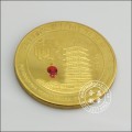 Gold Organizational Coin, Custom Coin for Souvenir (GZHY-BADGE-078)