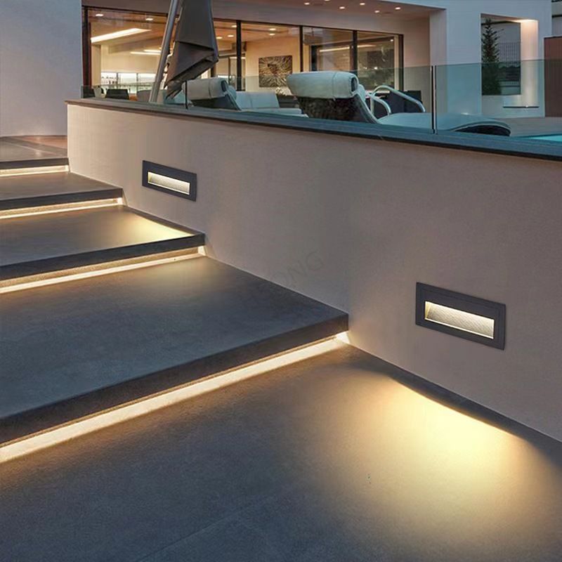 LED IP65 sensor recessed wall luminaire 2 LED IP65 sensor recessed wall luminaire 2