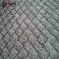 Cerca de elo da corrente revestida com PVC galvanizado 50 mm * 50 mm