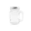 2oz mini glass mason jar with handle