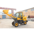 Small articulating front end loader