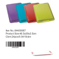 Colorful ceramic baking tray with silicone handle