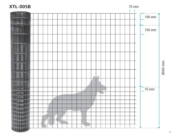 welded wire mesh pet fence