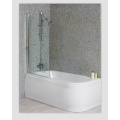 Luxury Left Handed Shower Bath with Straight Bath Screen