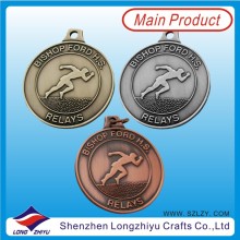 Anitque Gold Silver Bronze Medals Sport Metal Medals Suppiler