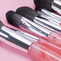 Oem new arrival private label red jade series 14Pcs beili tools eye brush colorful eyebrow makeup brush set free shipping