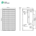 Panneau solaire poly 290W pour système solaire domestique