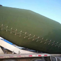 Wear-resistant canvas cement truck cover