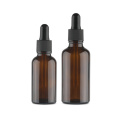 30ml bernsteinfarbene Glas-Tropfflaschenverpackung