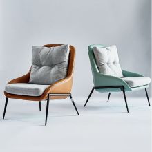 Chaise de canapé unique de concepteur simple Green